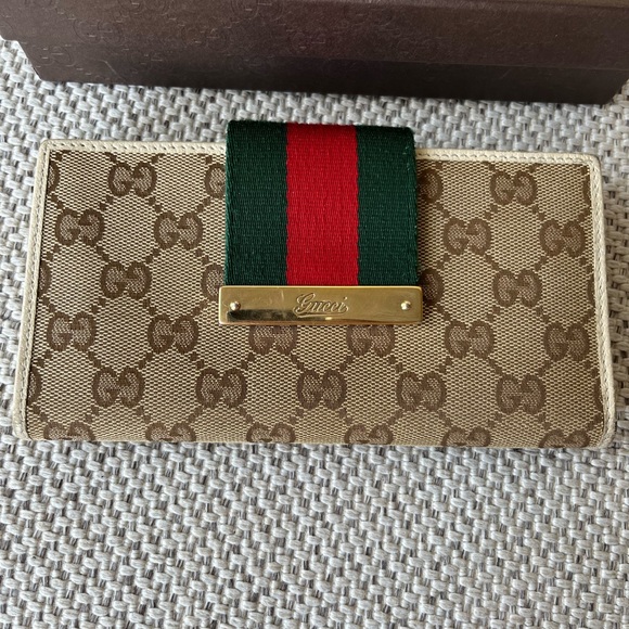 Gucci Wallet GG Canvas PVC AUTHENTIC - Picture 3 of 7
